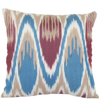 Silk Ikat Velvet Pillow Cover | 12'' x 13''