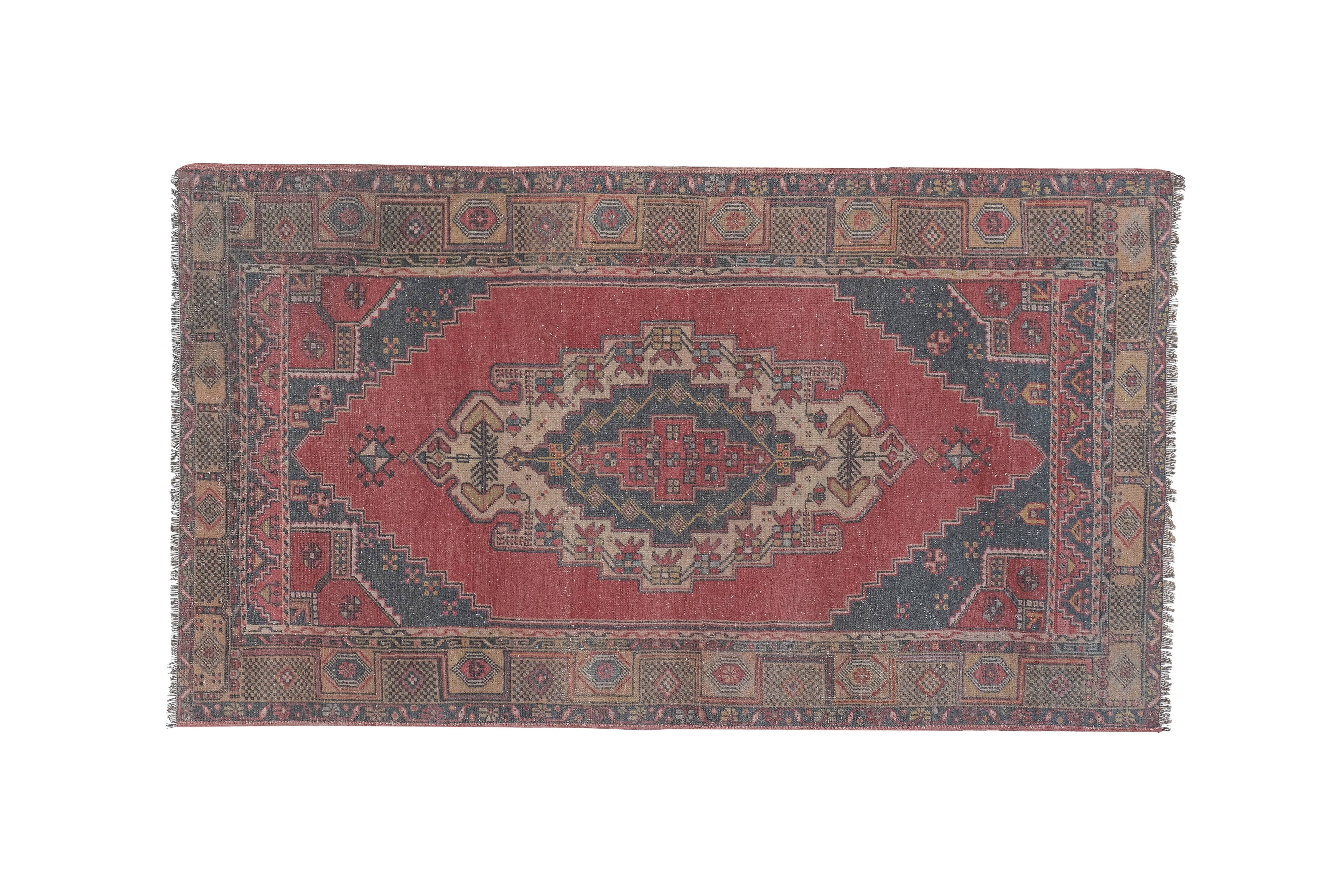 Vintage Oushak Rug 4'4'' x 7'9''