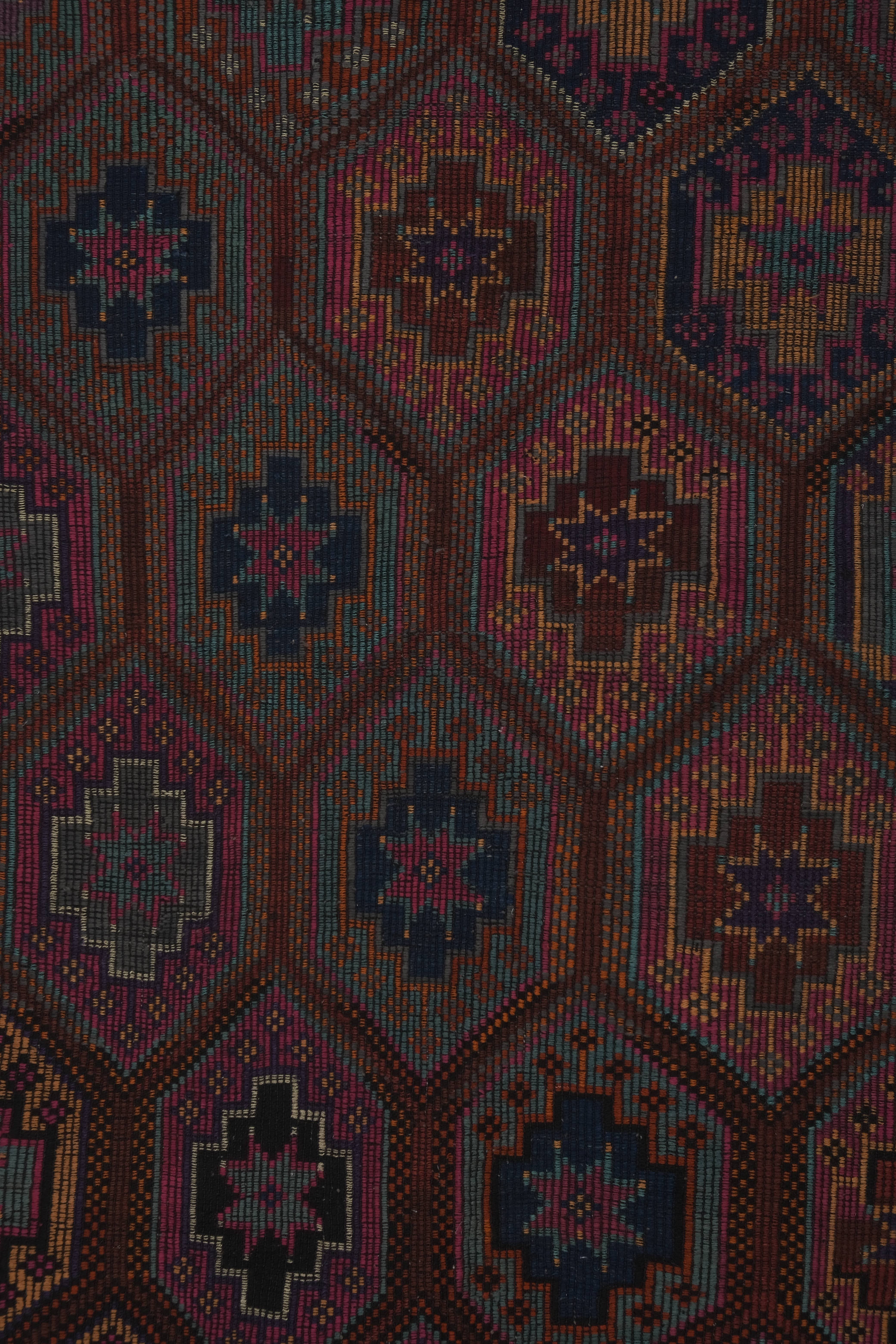 Vintage Turkish Kilim Rug 5'6'' x 9'2''