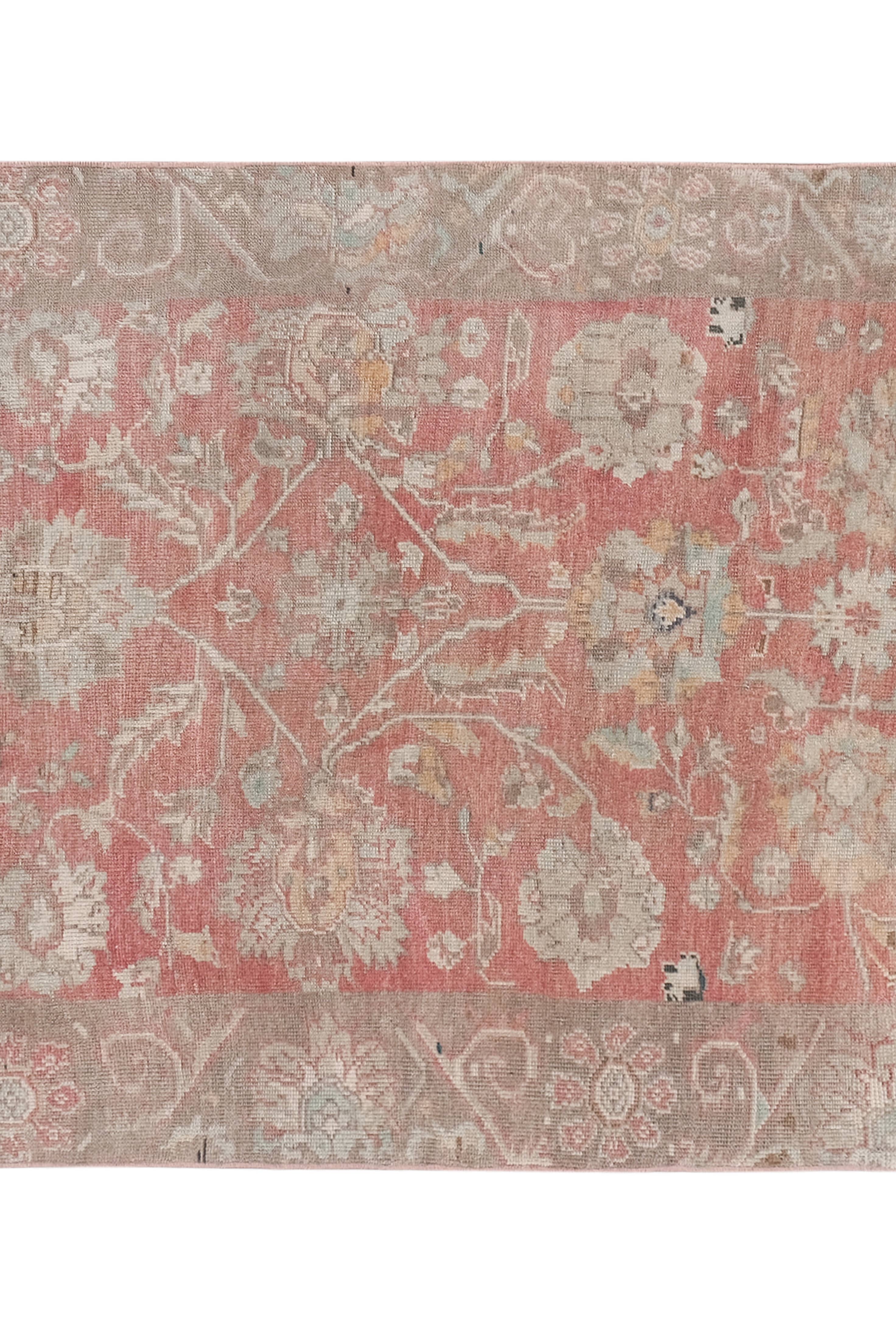 Vintage Turkish Karapinar Rug 3'10'' x 6'5''