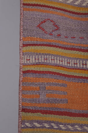 Vintage Turkish Kilim Runner 2'2'' x 17'2''