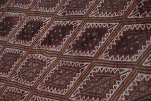 Vintage Turkish Jajim Rug 4'8'' x 7'1''
