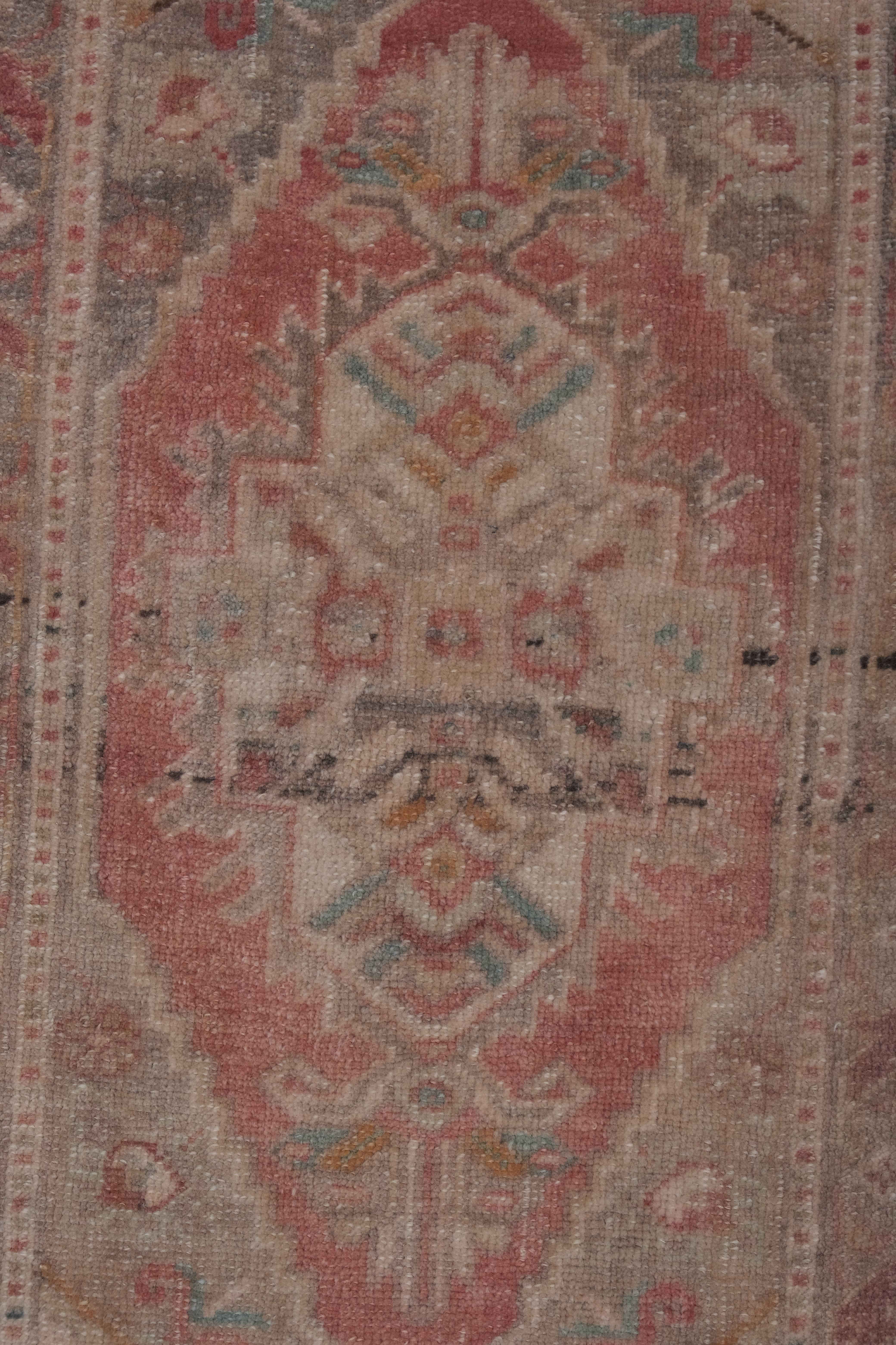 Vintage Oushak Yastik Rugs Set of 2 | 22'' x 41''