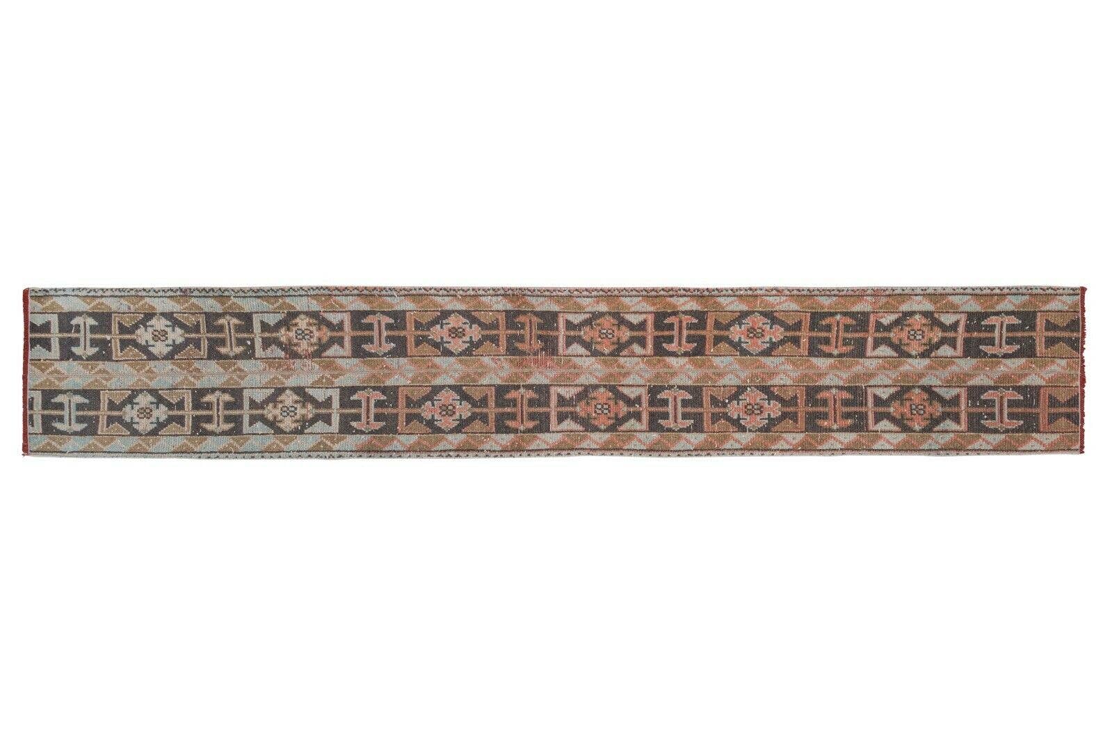 Vintage Turkish Runner Rug 1'7'' x 9'7''
