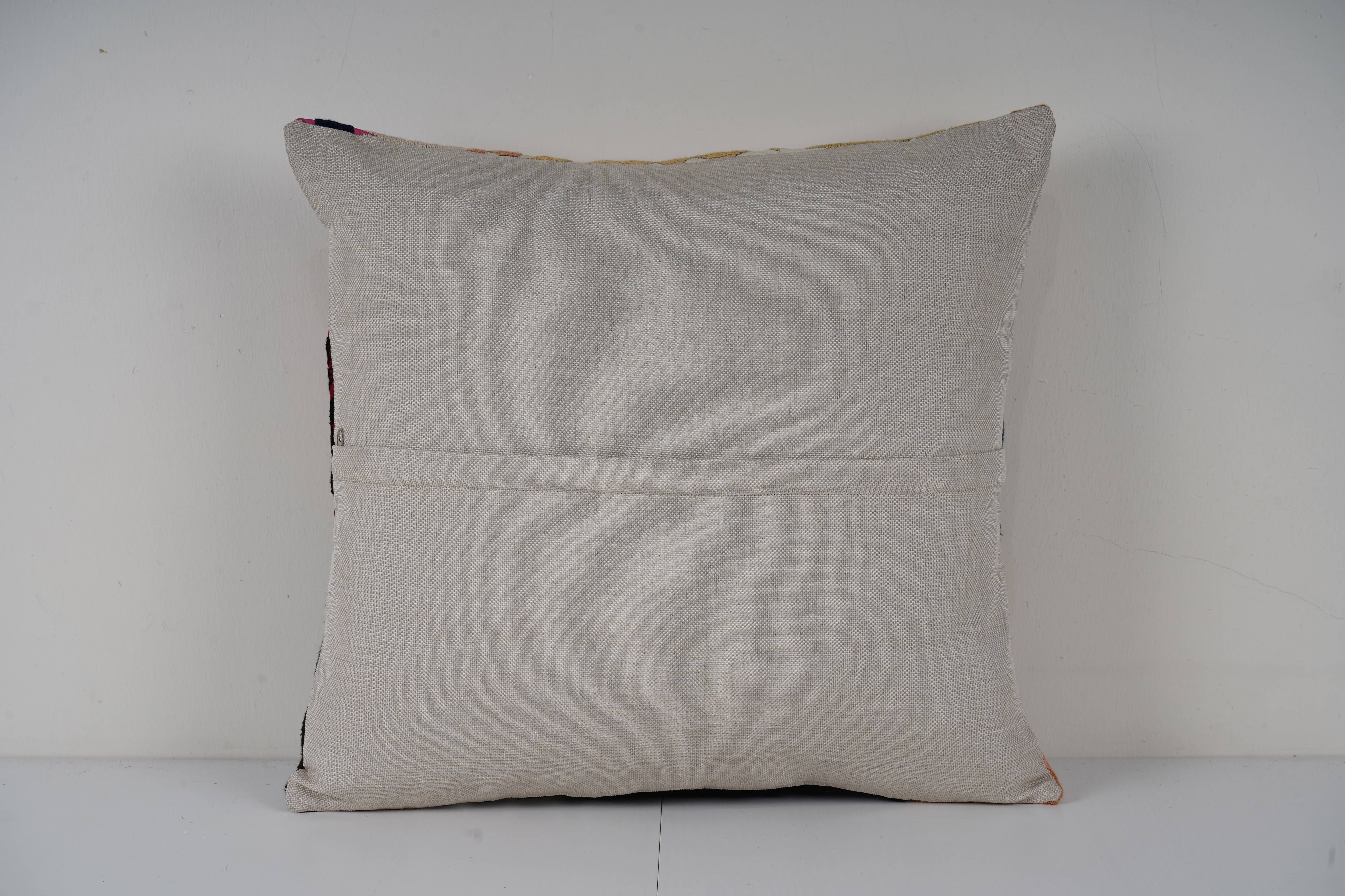Suzani Patchwork Pillow Cover | 18'' x 19''
