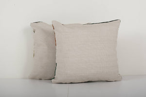Tiger Silk Ikat Velvet Pillow Cover Set of 2 | 16'' x 16''