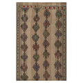 Vintage Turkish Karapinar Kilim Rug 4'7'' x 7'5''