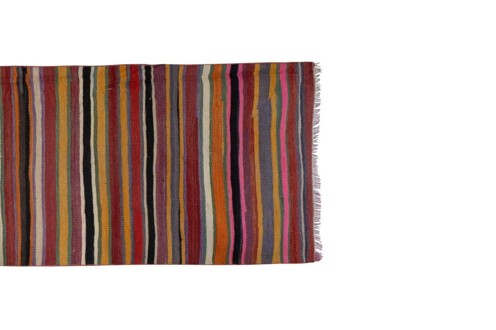 Vintage Turkish Kilim Runner 2'6'' x 11'5''