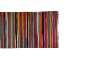 Vintage Turkish Kilim Runner 2'6'' x 11'5''
