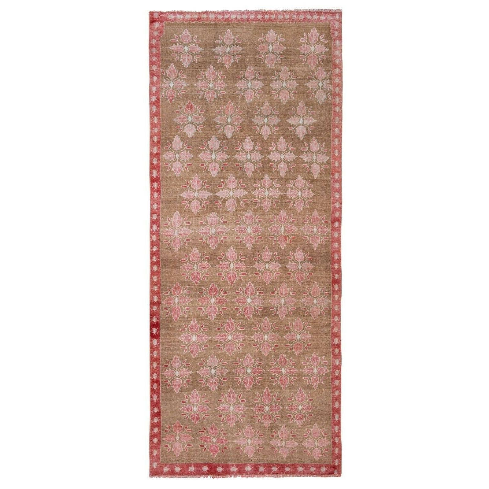 Vintage Turkish Karapinar Rug 4'3'' x 10'4''