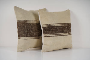 Kilim Pillow Cover Set of 2 | 16'' x 16''