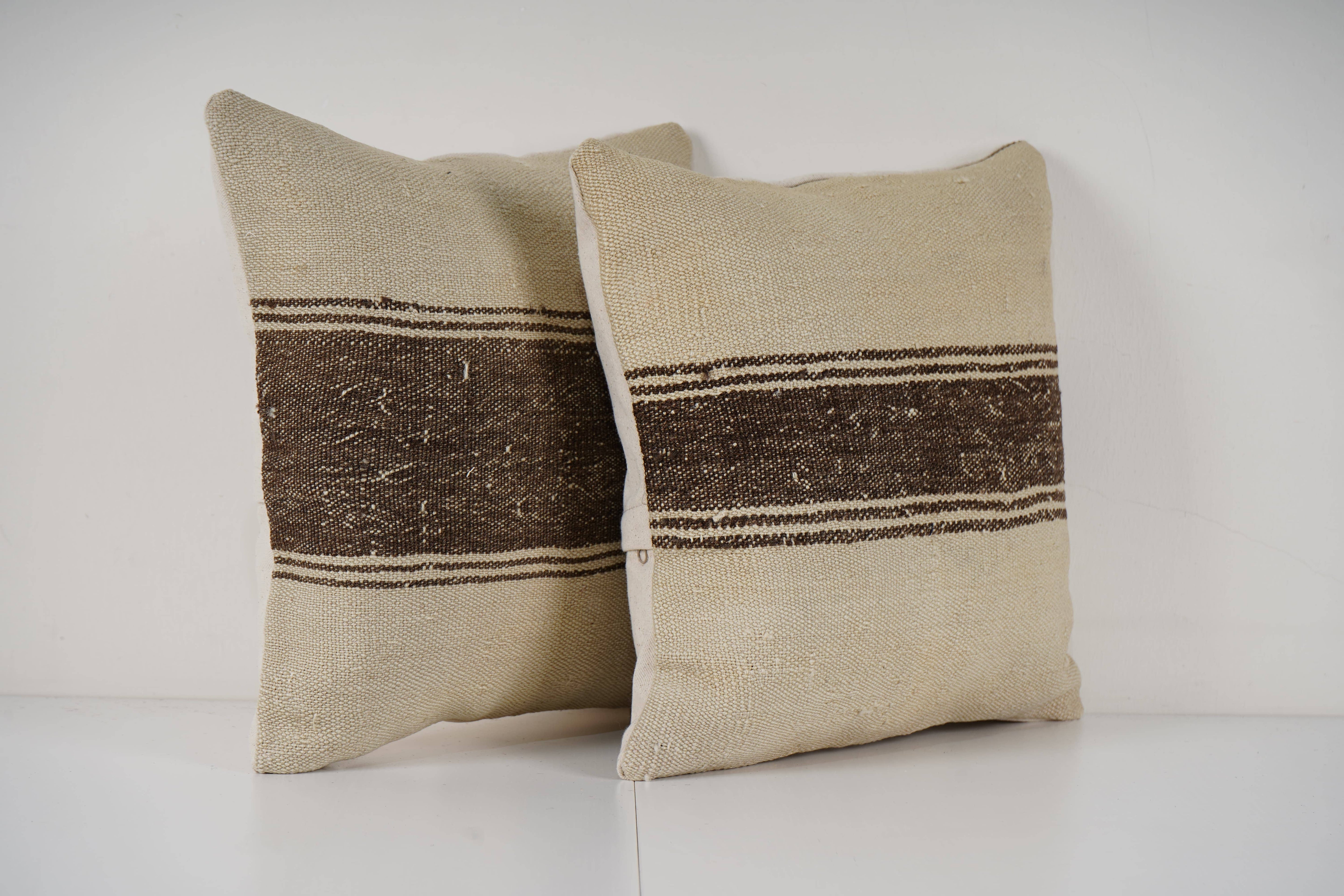 Kilim Pillow Cover Set of 2 | 16'' x 16''
