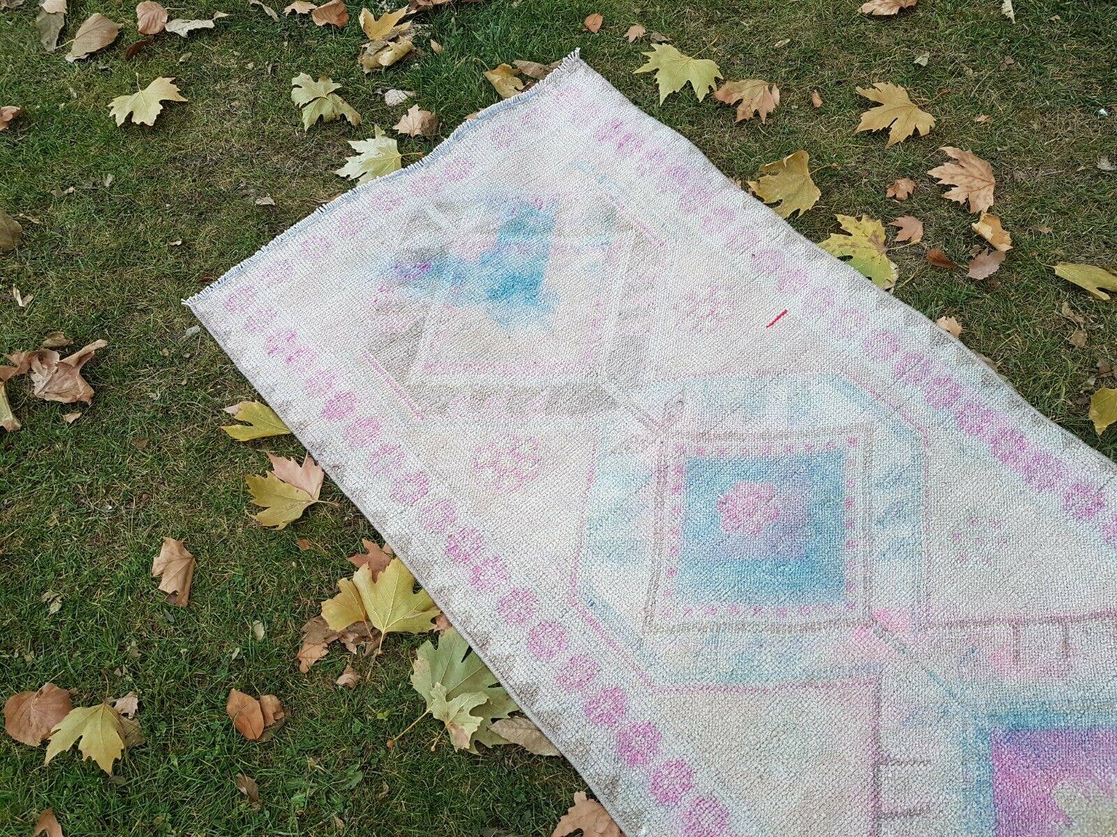 Vintage Herki Runner Rug 2'7'' x 13'1''