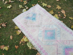 Vintage Herki Runner Rug 2'7'' x 13'1''