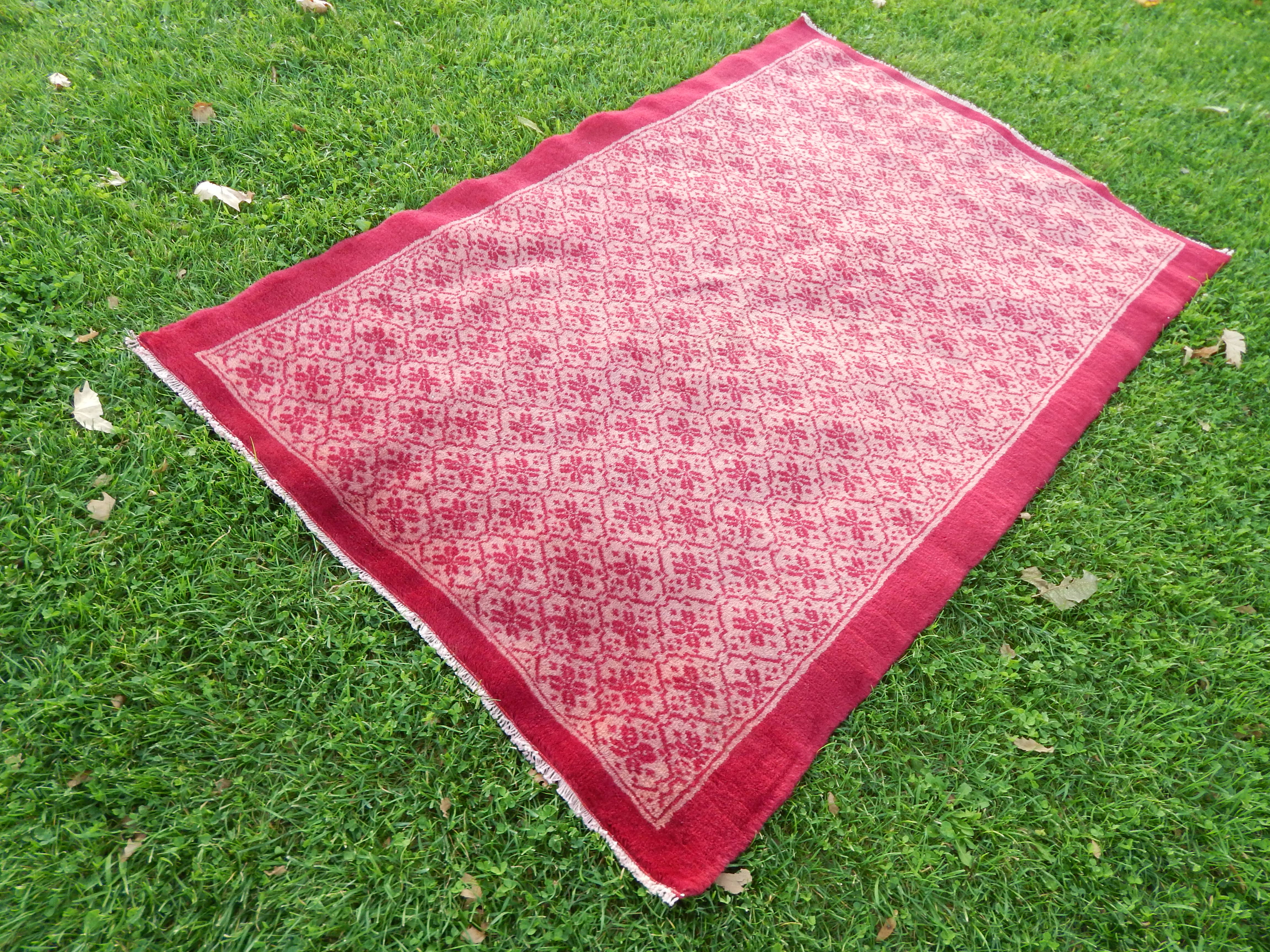Vintage Turkish Tulu Rug 3'10'' x 5'11''