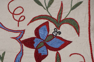 Fish Suzani Wall Hanging & Tablecloth | 20'' x 58''