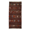 Vintage Turkish Kilim Runner 4'7'' x 9'10''