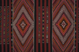 Vintage Turkish Kilim Runner 4'8'' x 14'7''