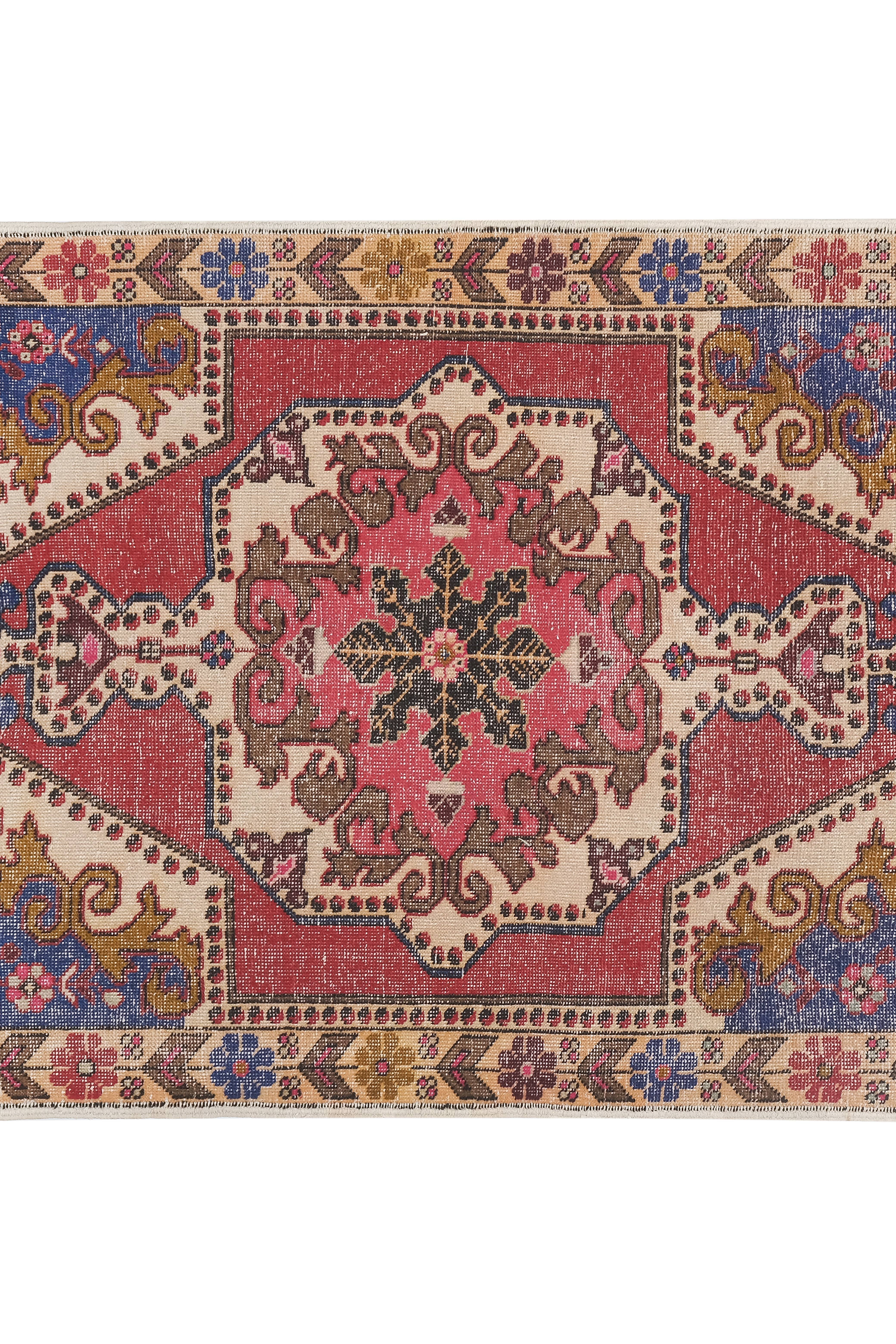 Vintage Turkish Rug 4'8'' x 7'1''
