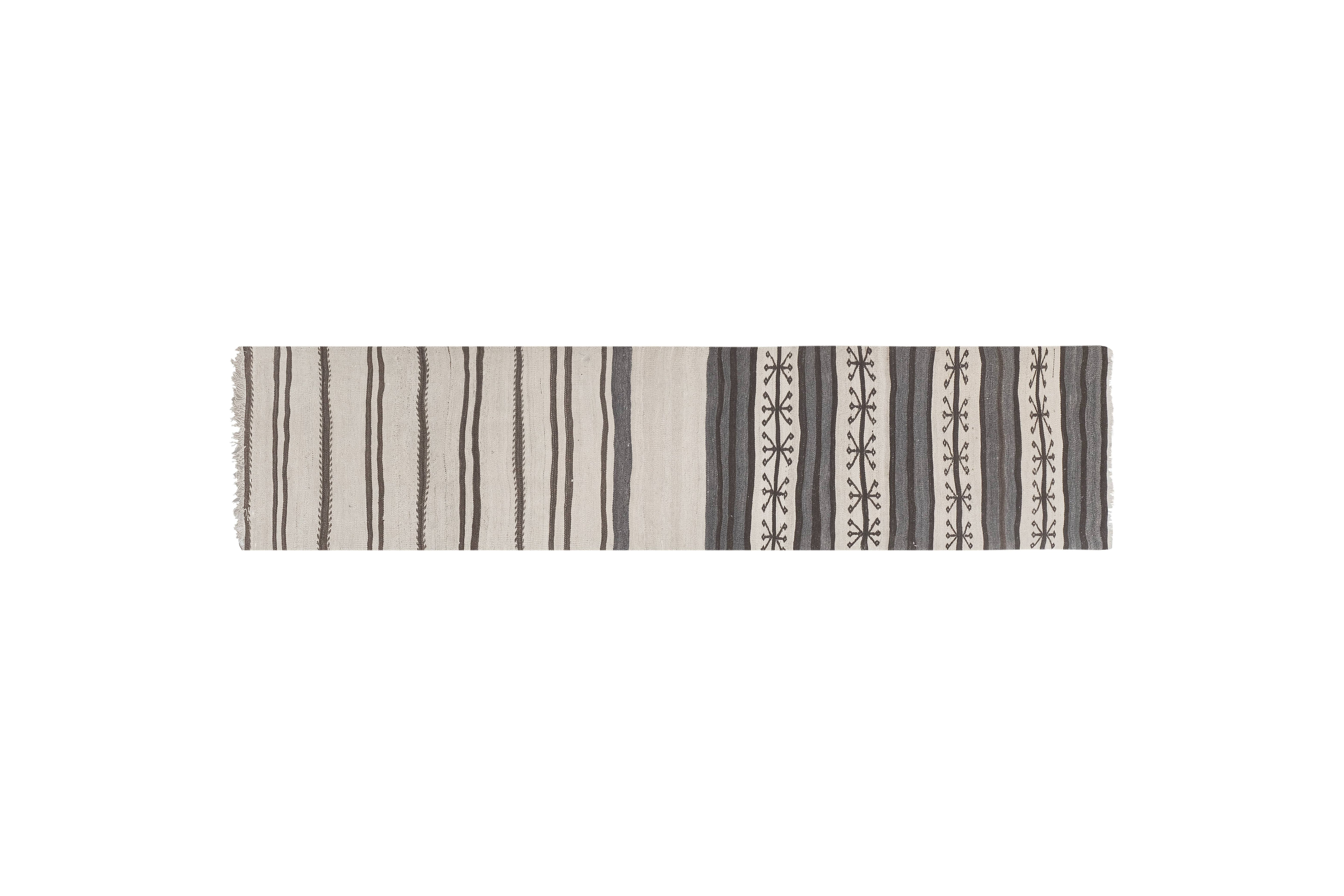 Vintage Turkish Kilim Runner 2'11'' x 9'1''