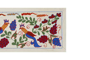 Bird Suzani Wall Hanging & Tablecloth | 17'' x 38''