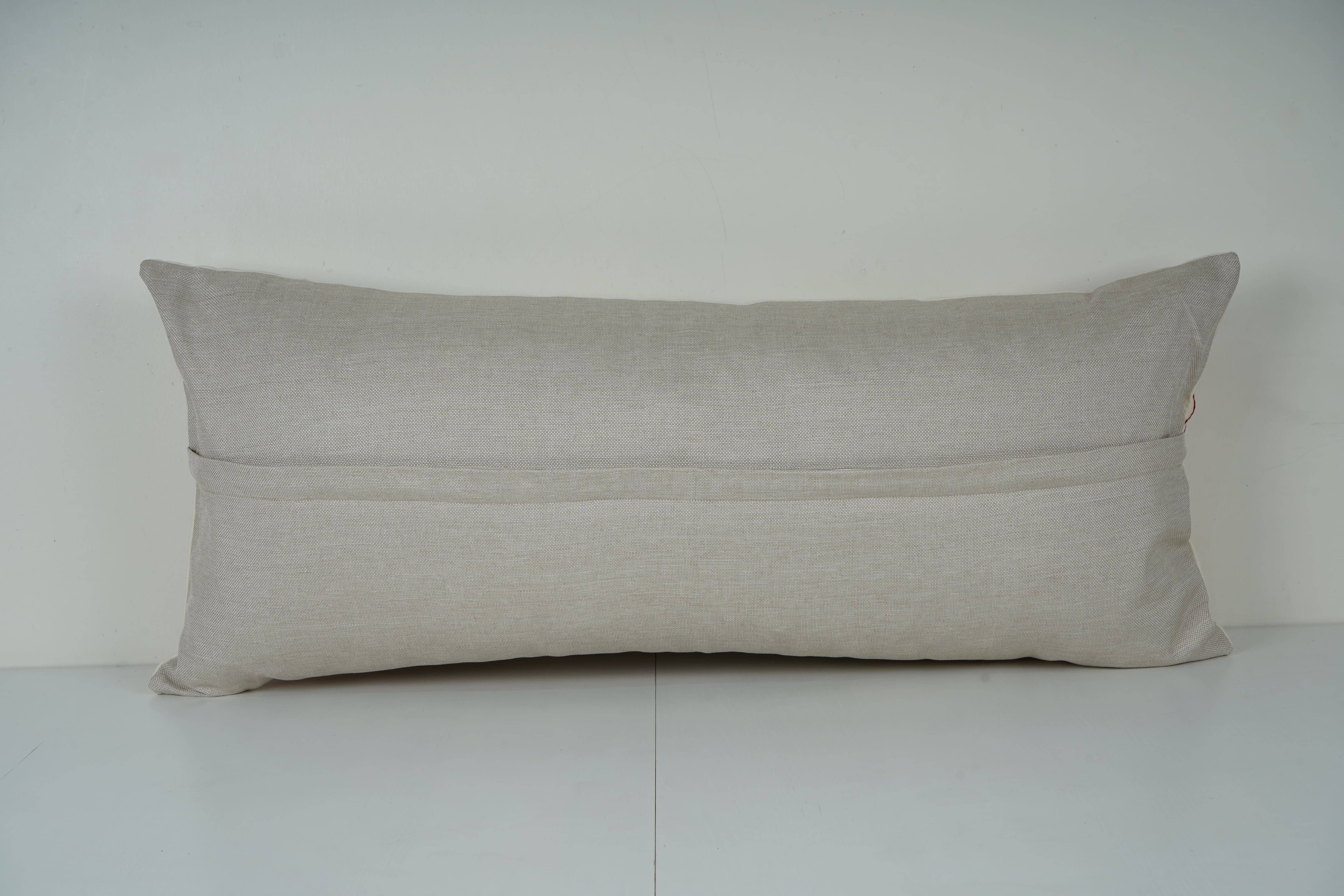 Bird Suzani Bedding Pillow Cover | 16'' x 35''