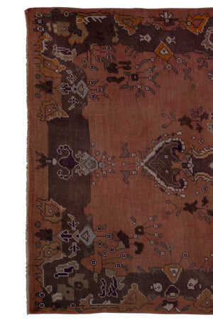 Vintage Turkish Konya Rug 5'1'' x 8'4''