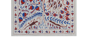 Bird Suzani Wall Hanging & Bedspread | 3'7'' x 6'1''