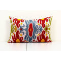 Silk Ikat Velvet Pillow Cover | 16'' x 24''