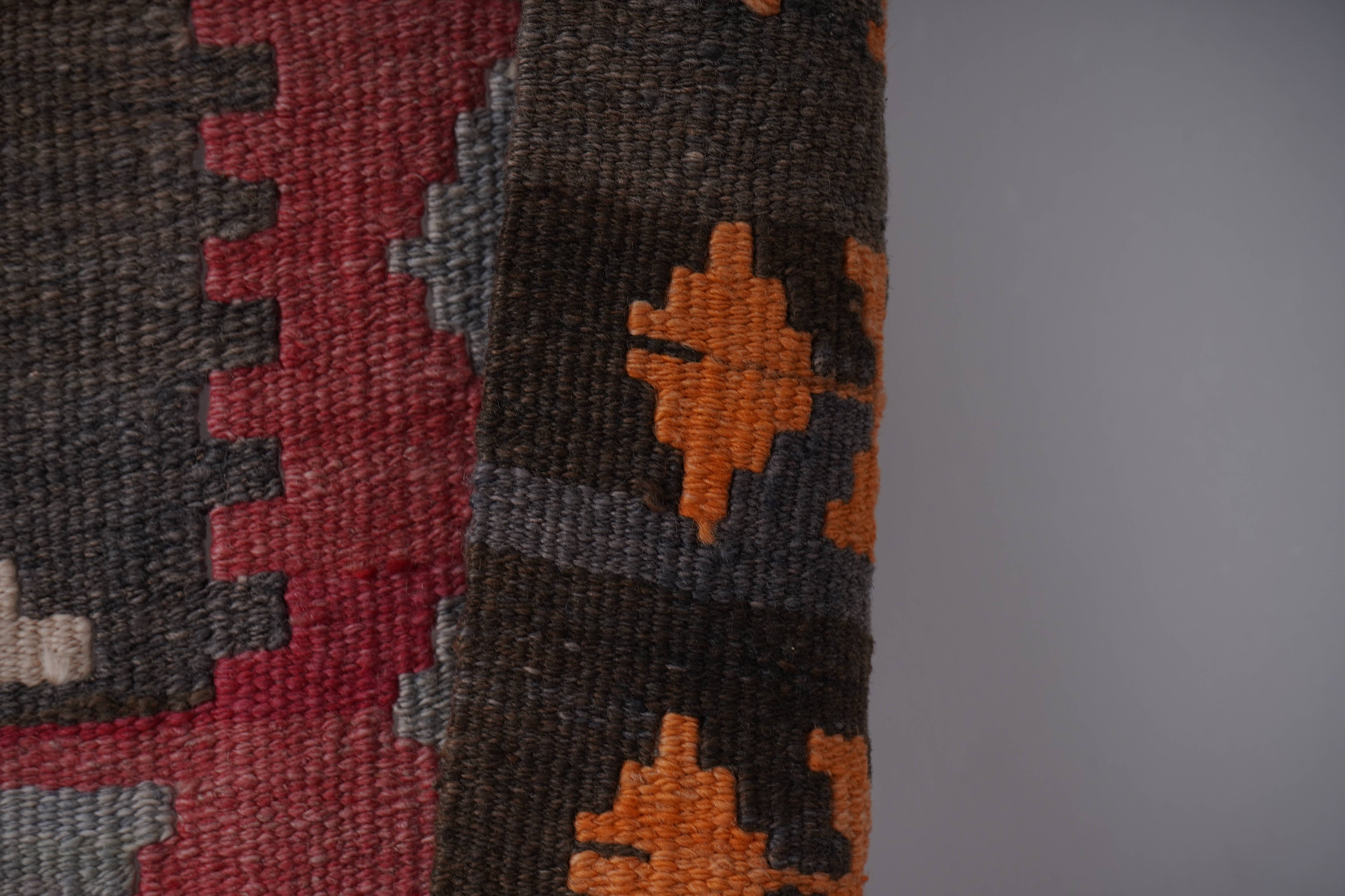 Vintage Turkish Kilim Runner 2'8'' x 16'7''