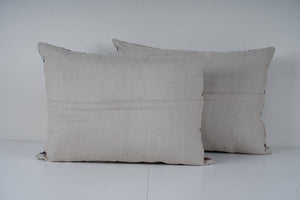 Uzbek Roller Printed Pillow Cover Set of 2 | 16'' x 22''