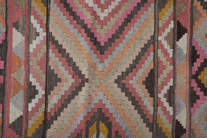 Vintage Turkish Kilim Runner 2'5'' x 20'4''