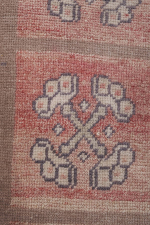 Vintage Turkish Karapinar Runner Rug 3' x 5'6''
