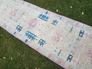 Vintage Oushak Runner 2'4'' x 15'1''