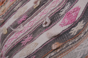 Vintage Turkish Kilim Runner 1'9'' x 23'1''