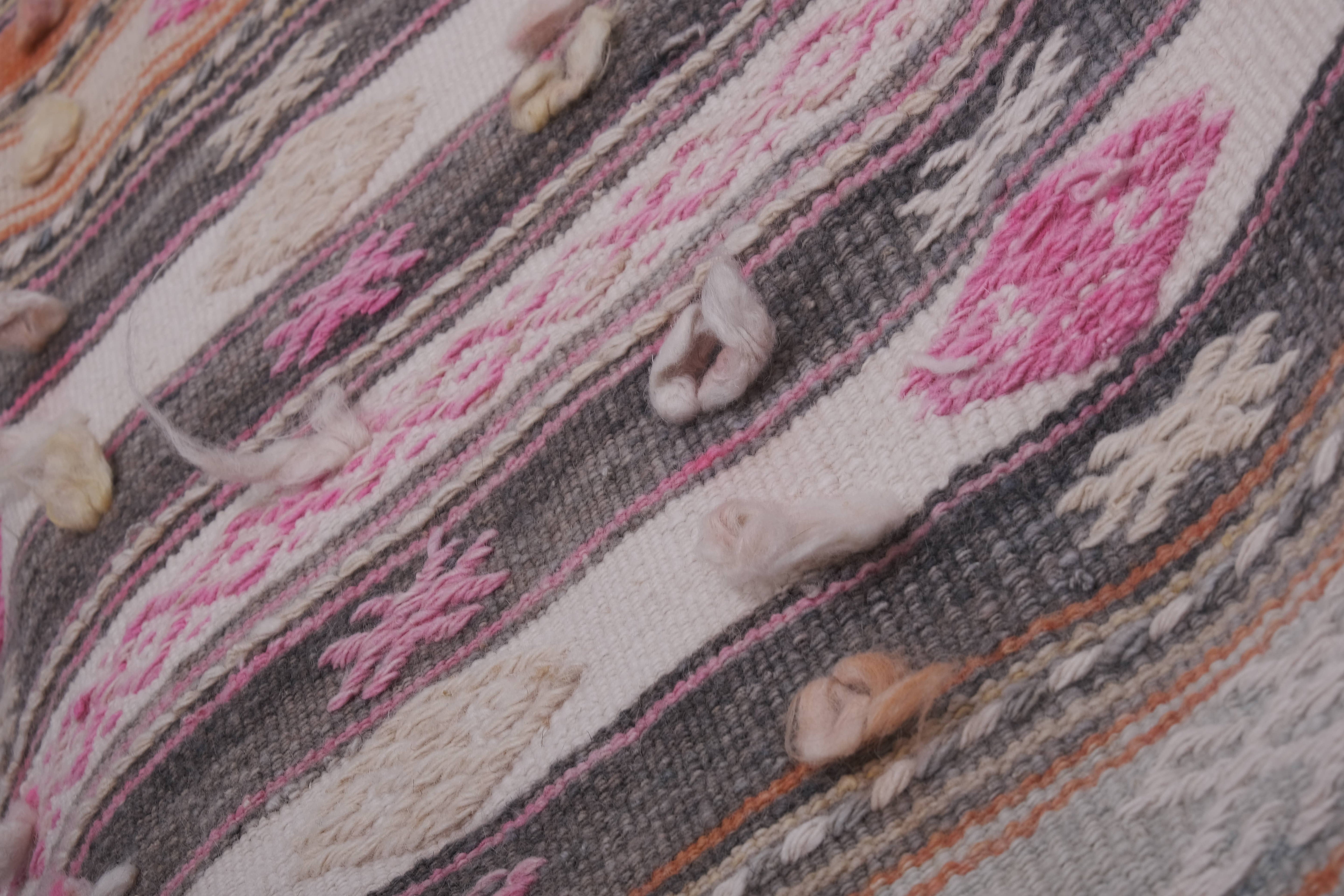 Vintage Turkish Kilim Runner 1'9'' x 23'1''