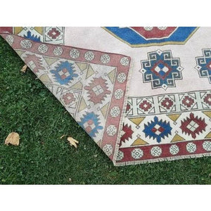 Vintage Oushak Rug 6'3'' x 6'9''