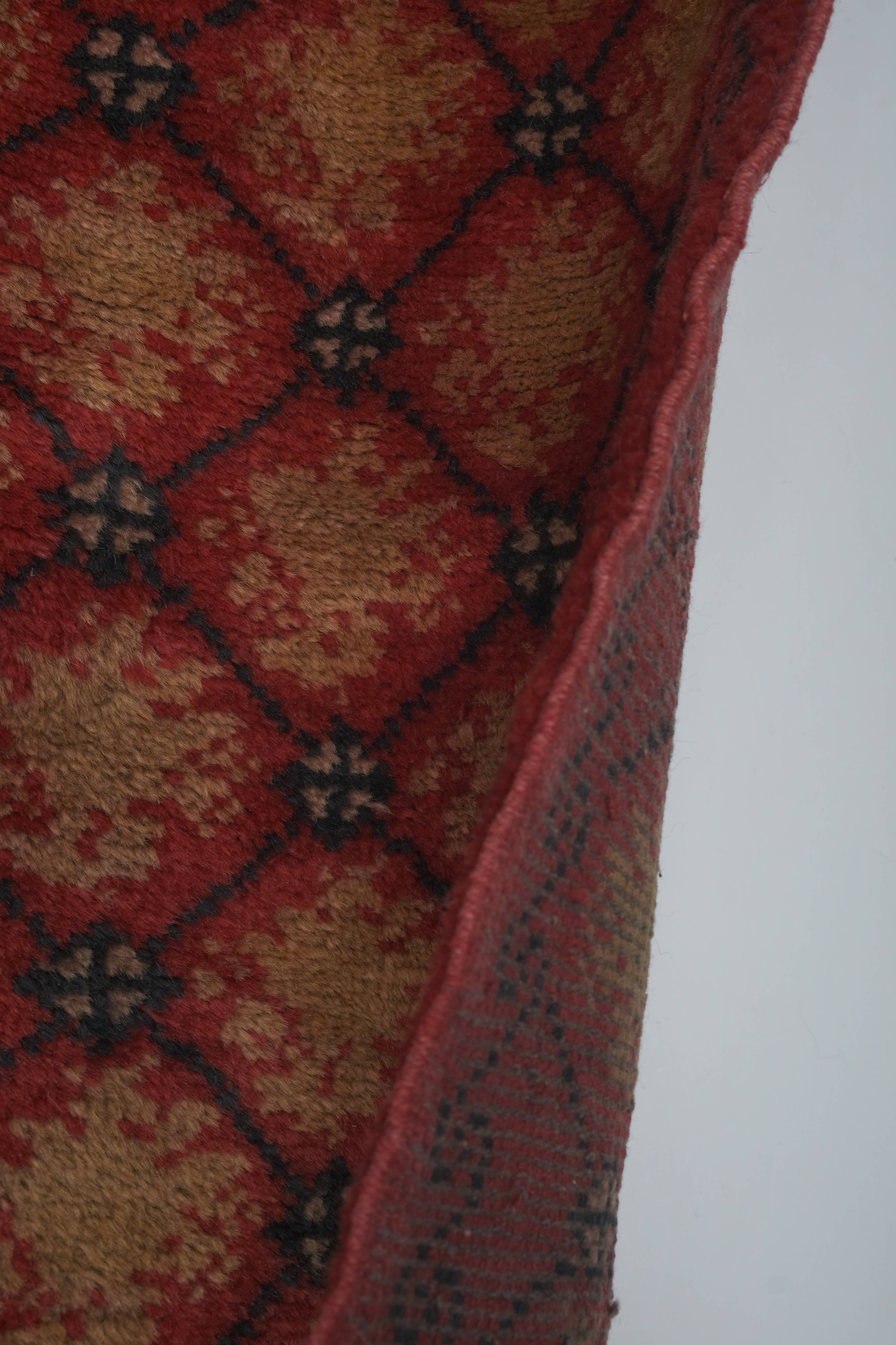 Vintage Turkish Tulu Rug 4'3'' x 5'7''