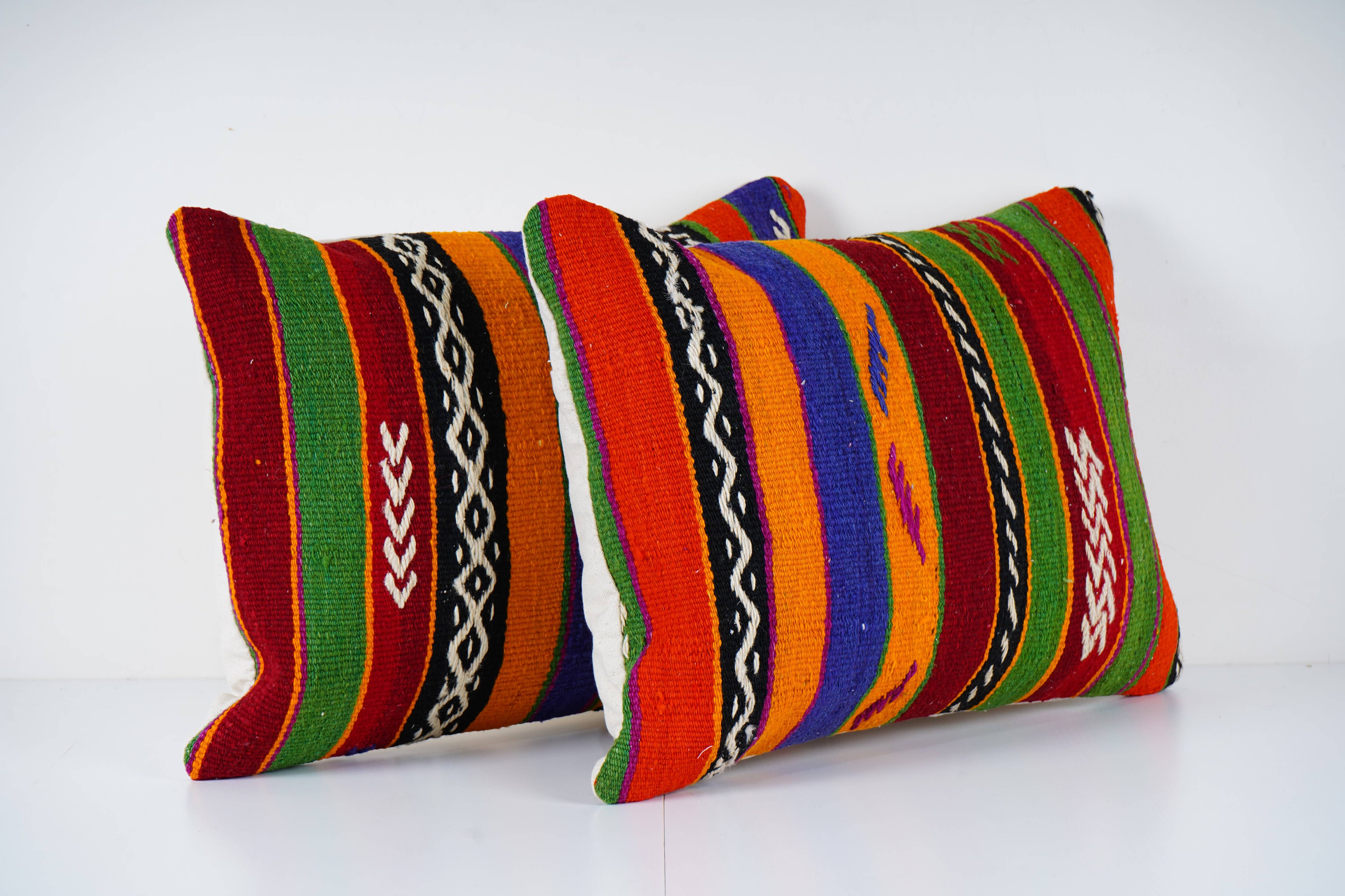 Kilim Pillow Cover Set of 2 | 18'' x 24''