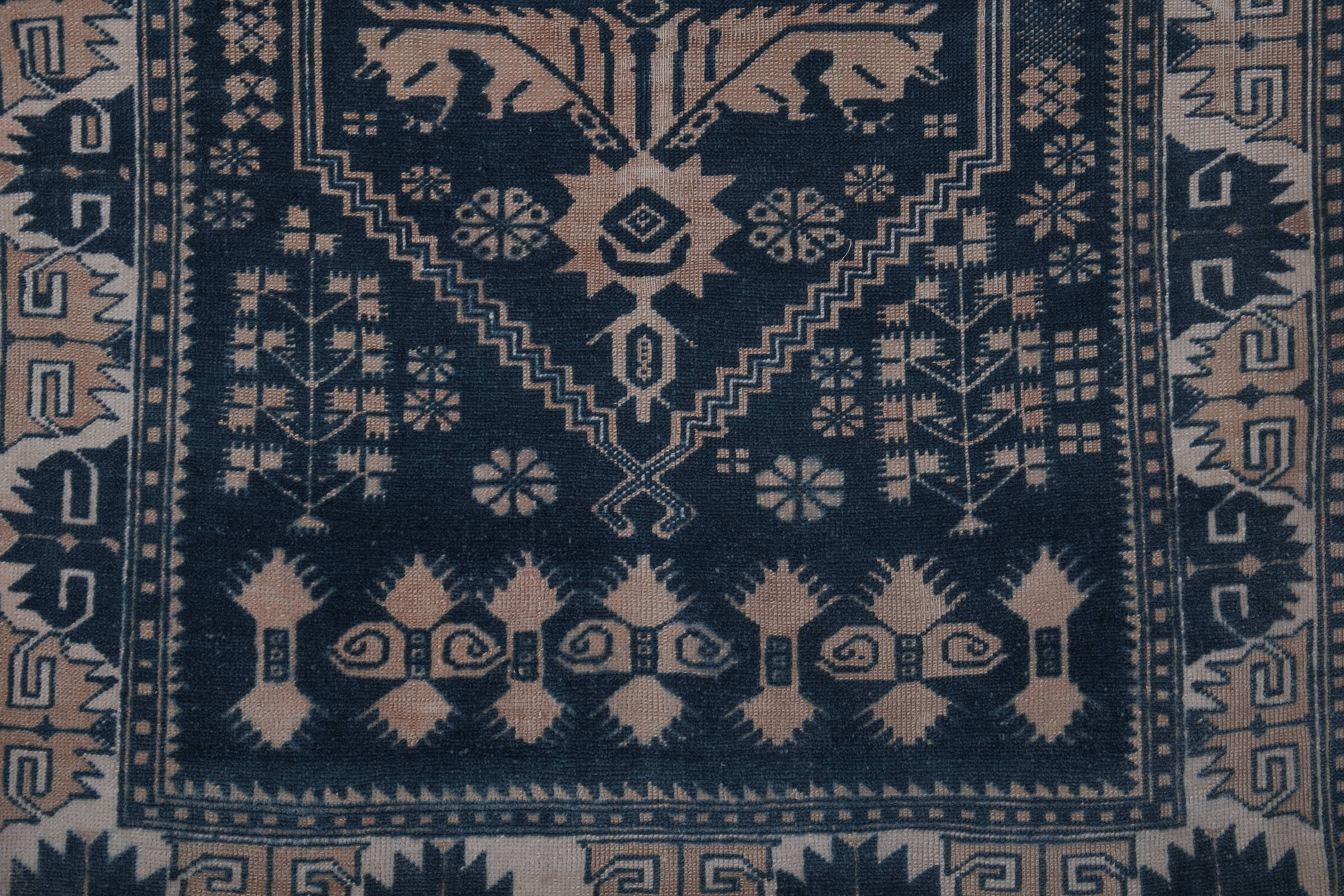 Vintage Turkish Rug 3'9'' x 5'6''