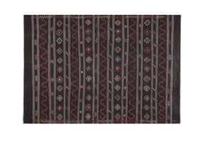 Vintage Turkish Kilim Rug 7'5'' x 10'8''