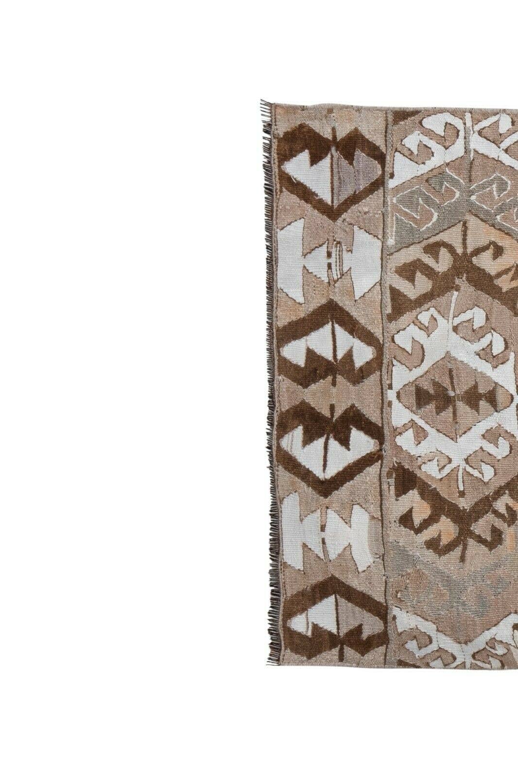 Vintage Turkish Anatolian Kilim Runner 2'10'' x 7'1''