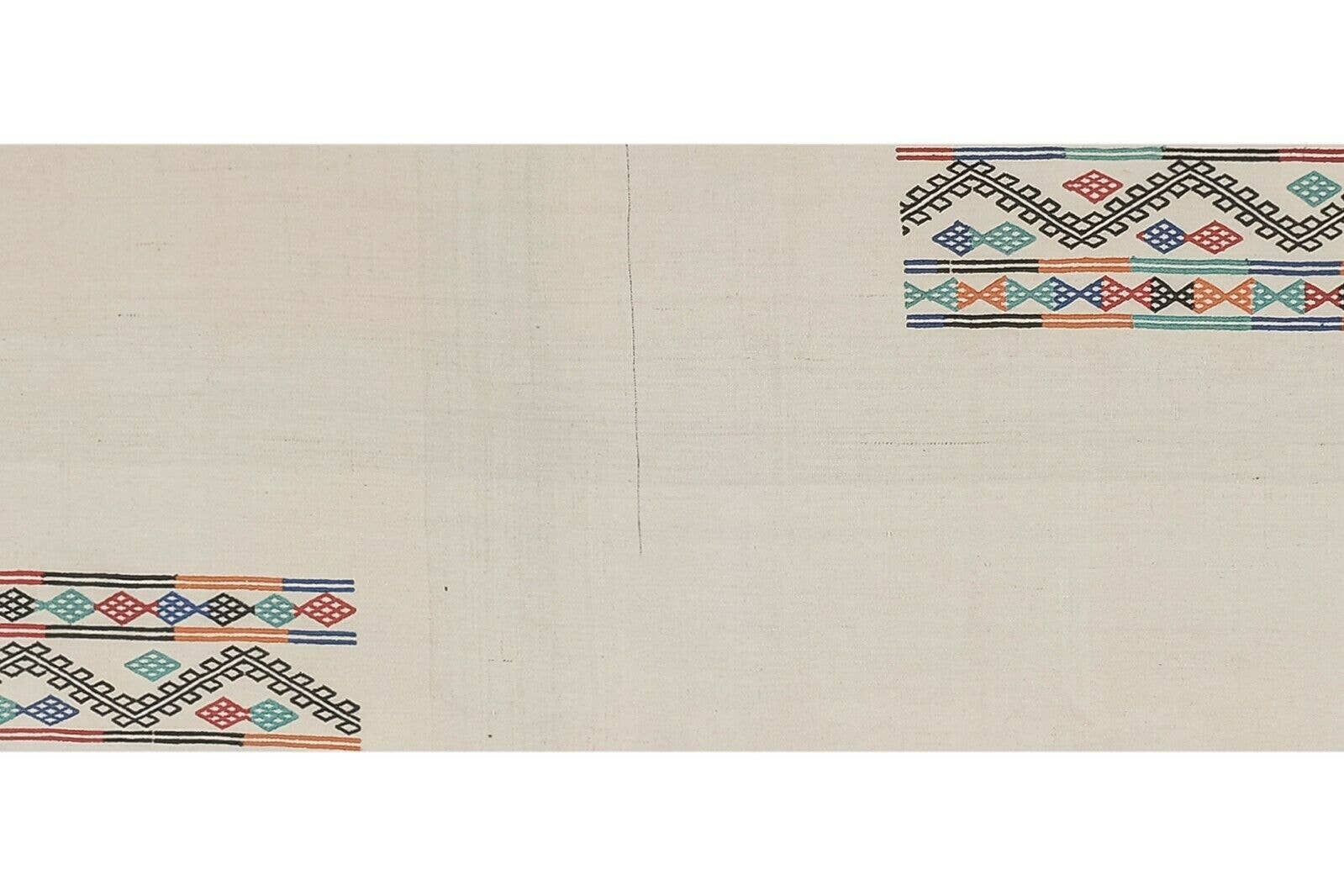 Vintage Turkish Kilim Runner 2'5'' x 15'8''