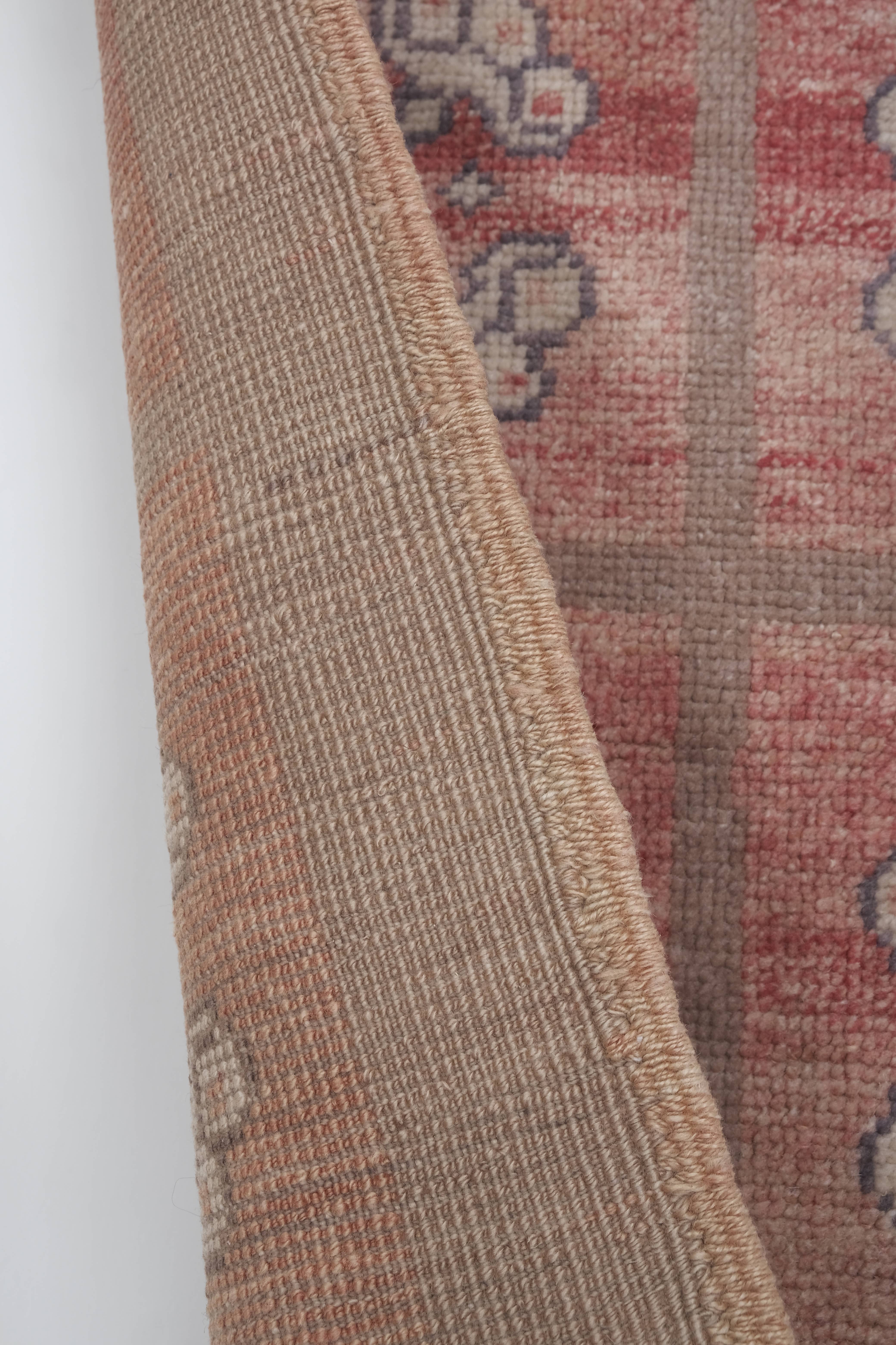 Vintage Turkish Karapinar Runner Rug 3' x 5'6''