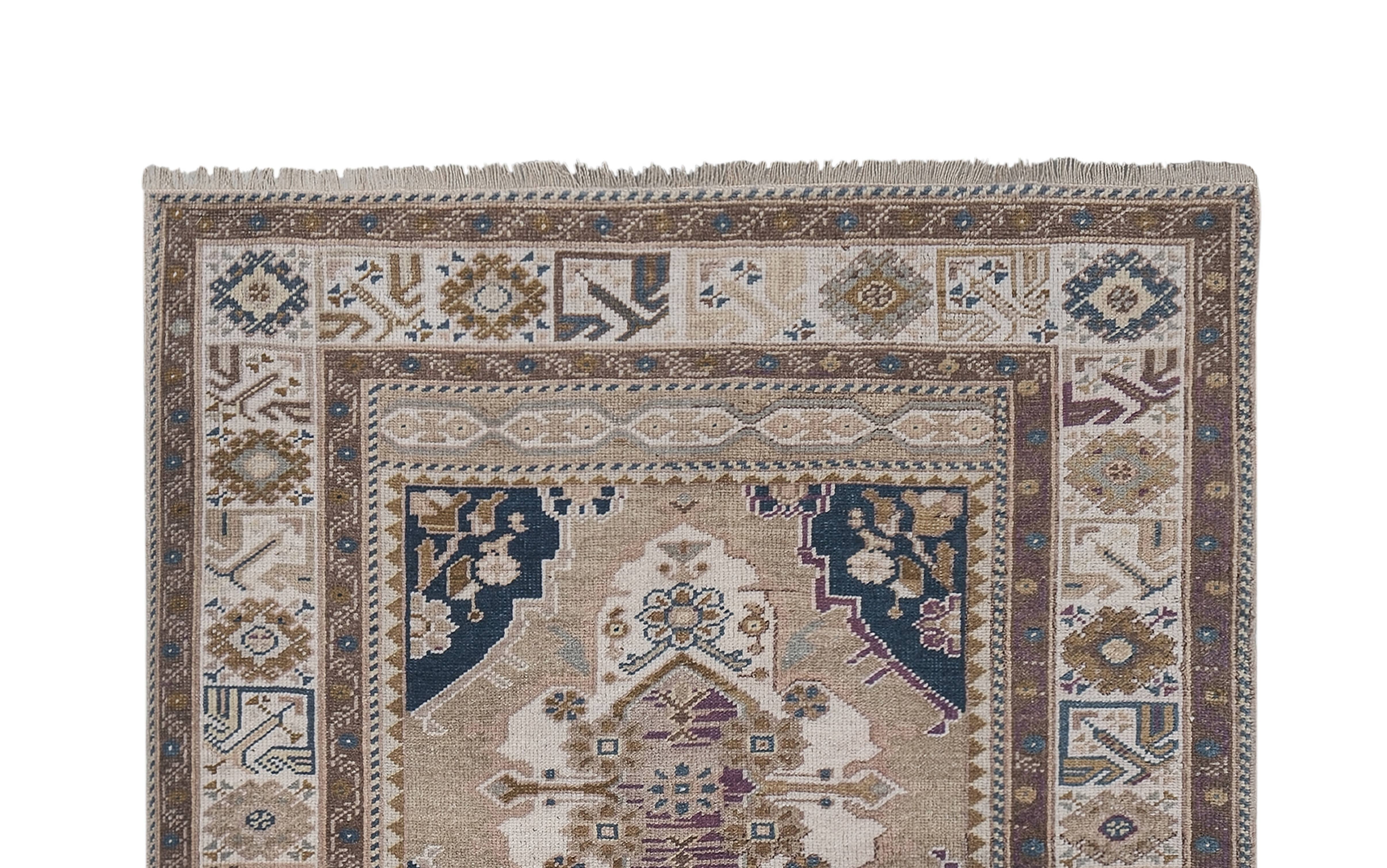 Vintage Oushak Rug 2'9'' x 5'1''
