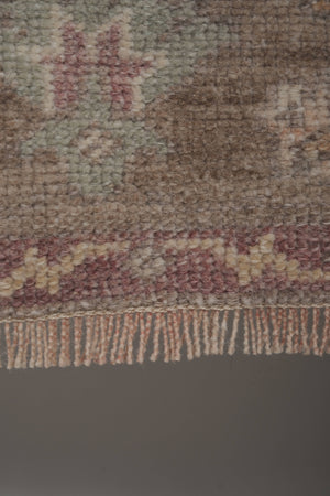 Vintage Turkish Karapinar Runner Rug 4'7'' x 8'3''