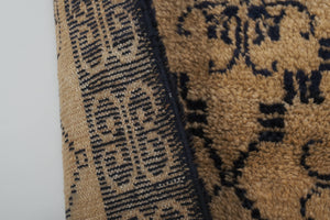 Vintage Turkish Tulu Rug 3'7'' x 6'3''