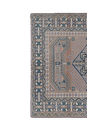 Vintage Oushak Rug 6' x 6'4''