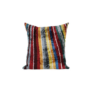 Silk Ikat Velvet Pillow Cover | 22'' x 23''