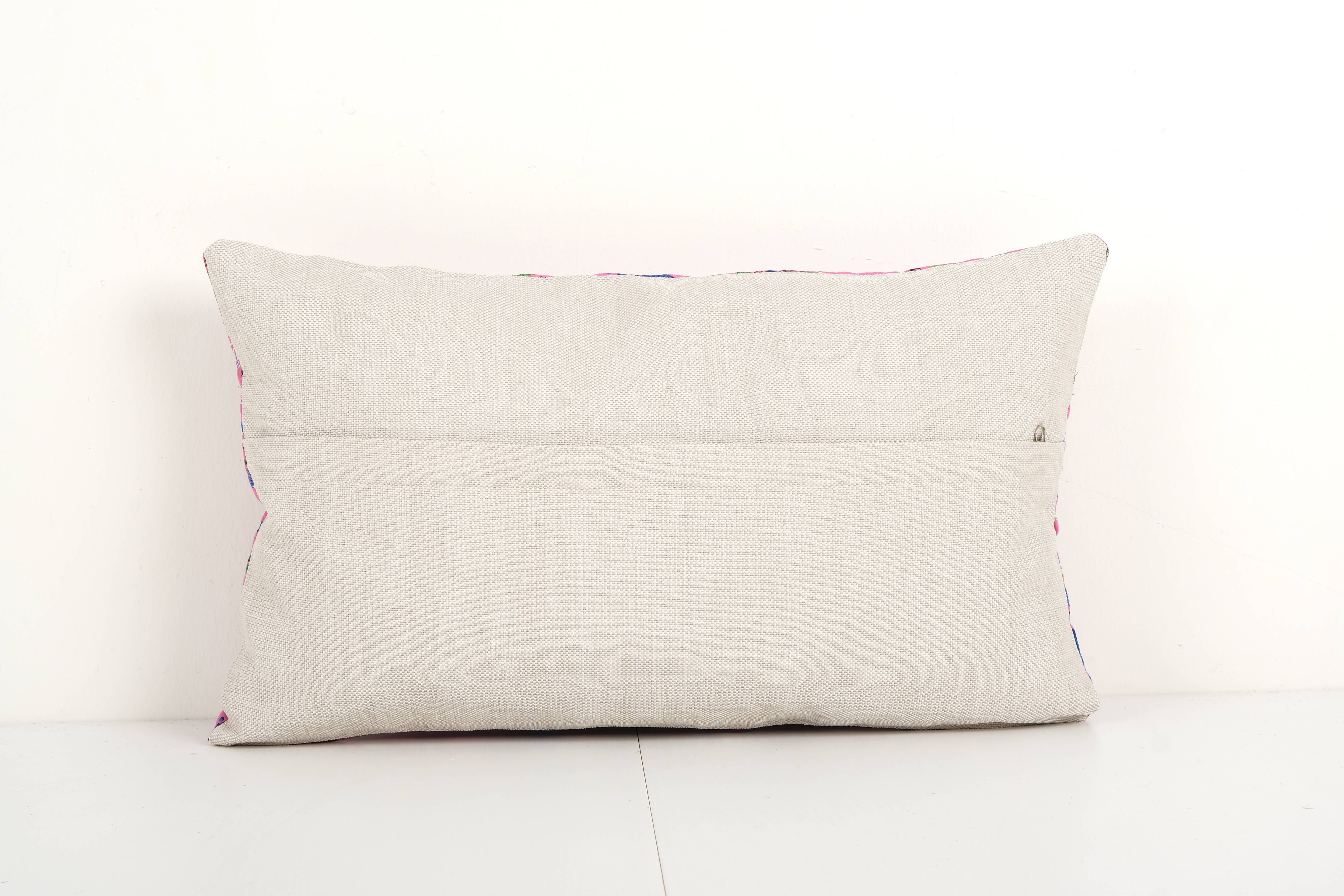Uzbek Roller Printed Pillow Cover | 12'' x 20''